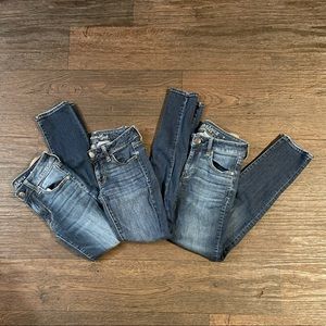 American Eagle Bundle Blue Jeans Size 2